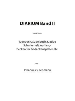 cover image of Diarium II